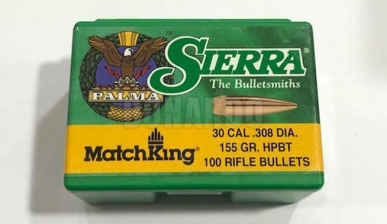 SIERRA PALLA 308" MATCH 155 GR. HPBT  PALMA