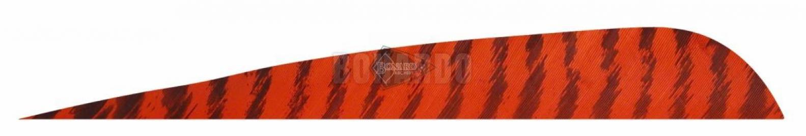 GATEWAY PENNE NATURALI BARRATE 4" PARABOLA CONF.100 PEZZI BLACK/RED