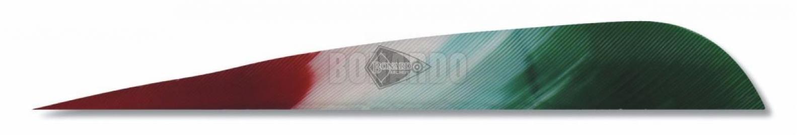 GATEWAY PENNE NATURALI 3" PARABOLA PATRIOT GREEN/WHITE/RED