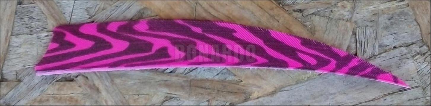 GATEWAY PENNE NATURALI 4" SCUDO PRINTZ ZEBRA PINK