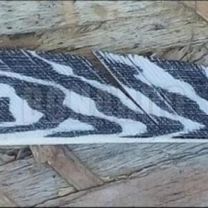 GATEWAY PENNE NATURALI 4" SCUDO PRINTZ ZEBRA WHITE