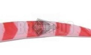 TRUEFLIGHT PENNE NATURALI SCUDO BARRATE 4" RED/WHITE