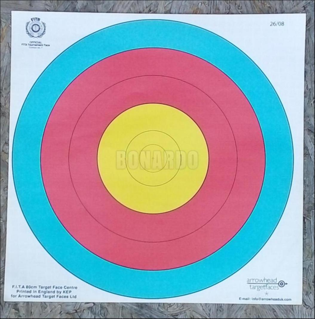 ARROWHEAD BERSAGLIO FITA 80CM DA 10 A 6 SU 41,5CM