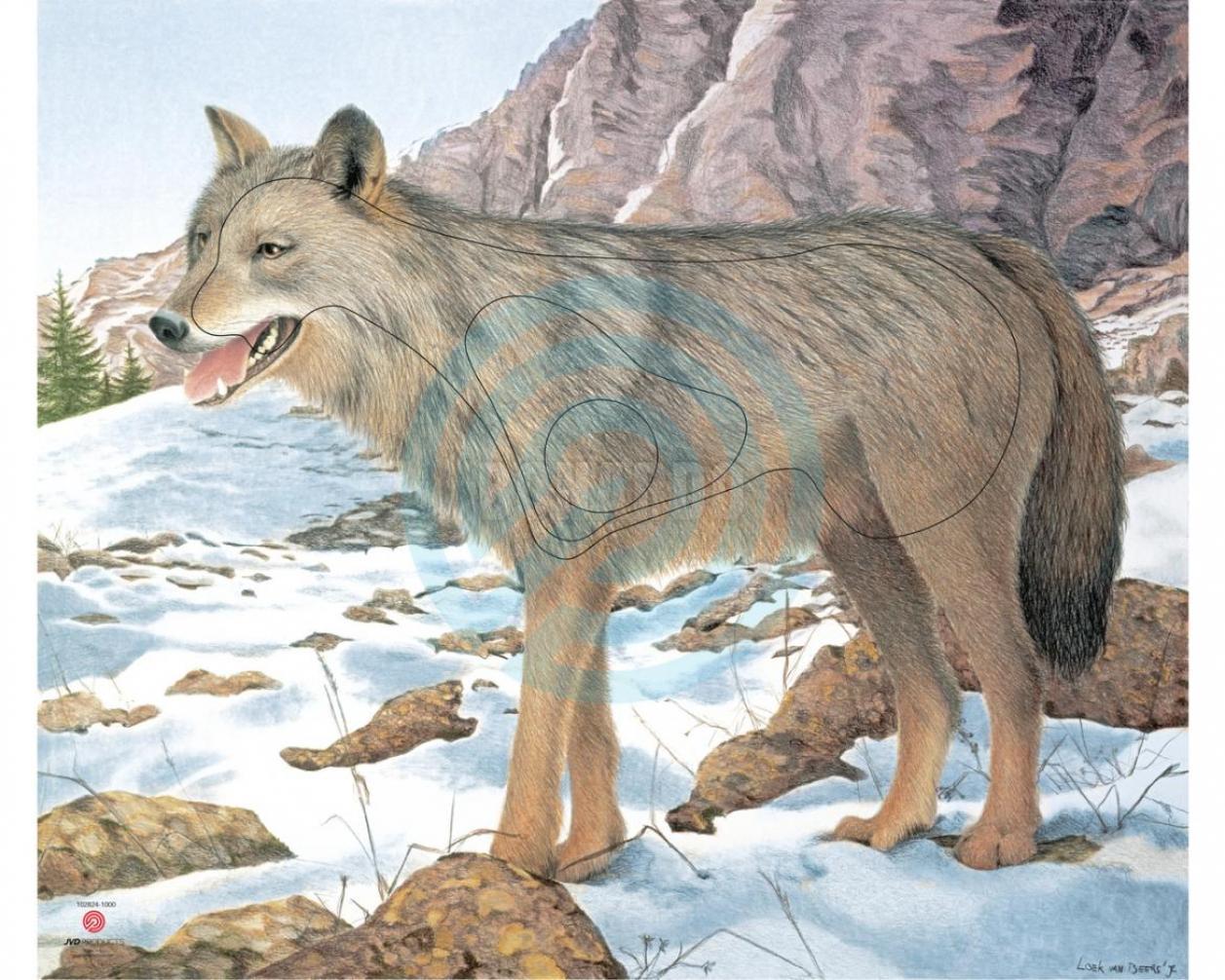 JVD BERSAGLIO ANIMALE LUPO