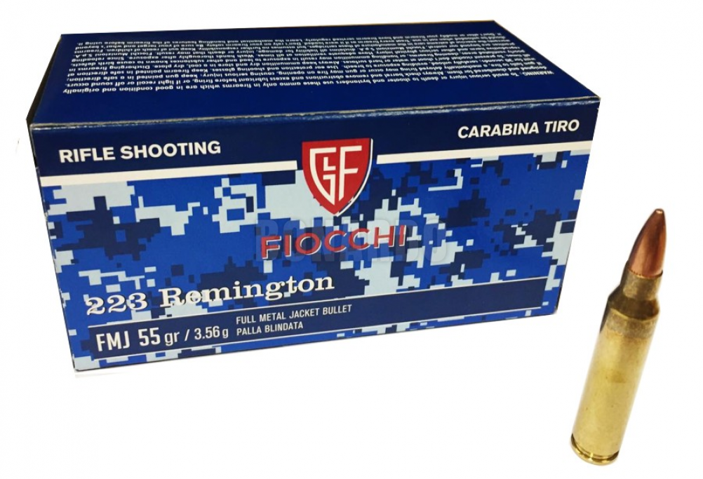 FIOCCHI MUNIZIONI CAL.223R FMJ 55 GRS CONF.50