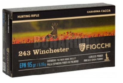 FIOCCHI MUNIZIONI CAL.243W EPN 95 GRS  HUNTING CONF. 20 PZ