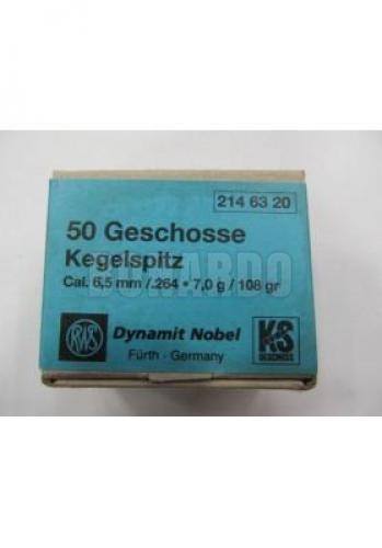 RWS PALLA KS CAL. 6,5mm 7,0GR 140GRS