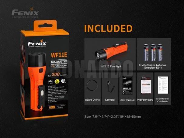FENIX TORCIA WF11E 200 LUMENS