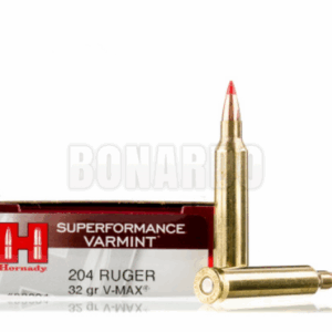 HORNADY MUNIZIONI CAL.204 RUGER  32 GRS
