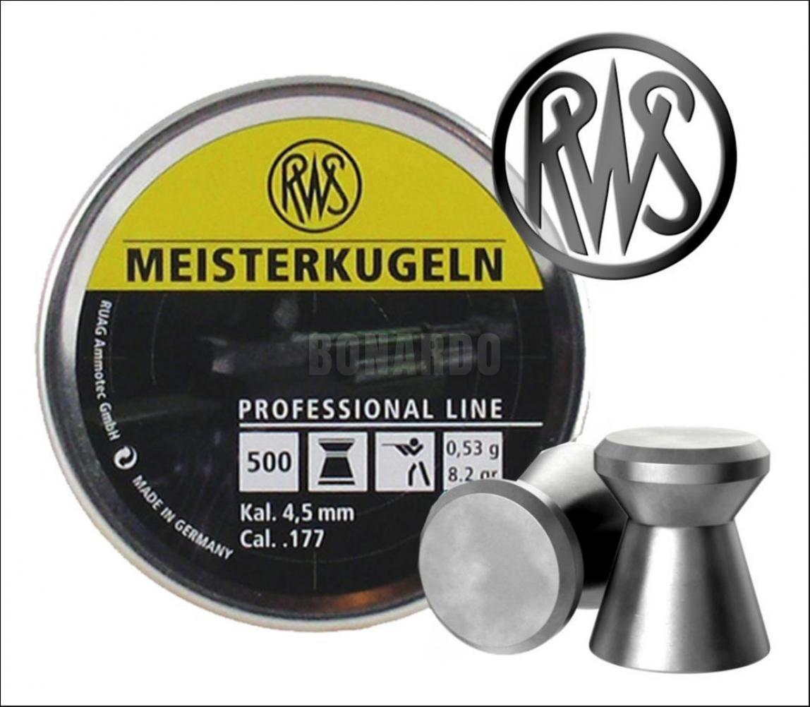 RWS PALLINI DIABOLO MEISTERKUGELN CAL. 4,5 CONF. 500 0.53G