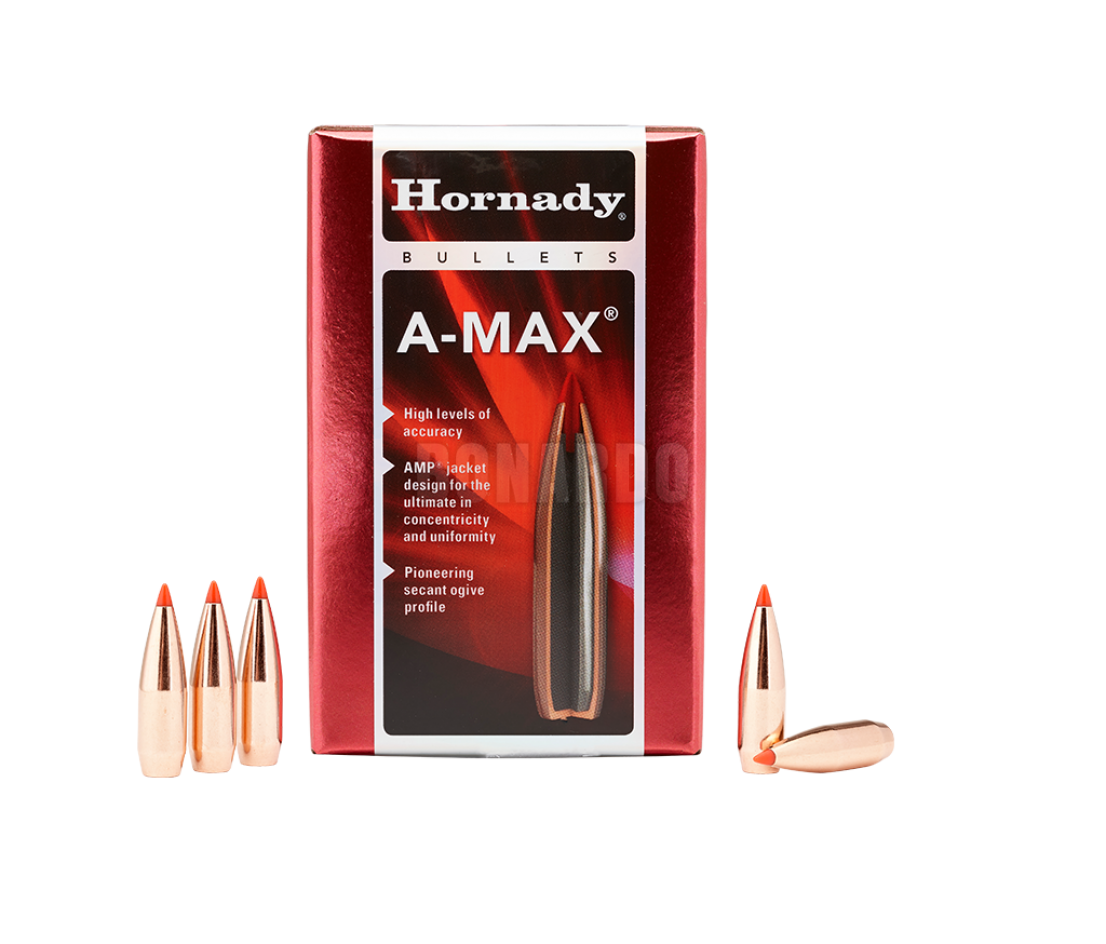 HORNADY PALLA 6.5mm 100GRS A-MAX CONF 100