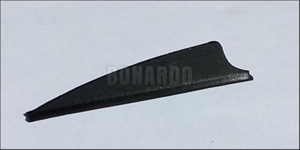 BOHNING ALETTA IN PLASTICA A SCUDO 1.75" OLD SERIES BLACK