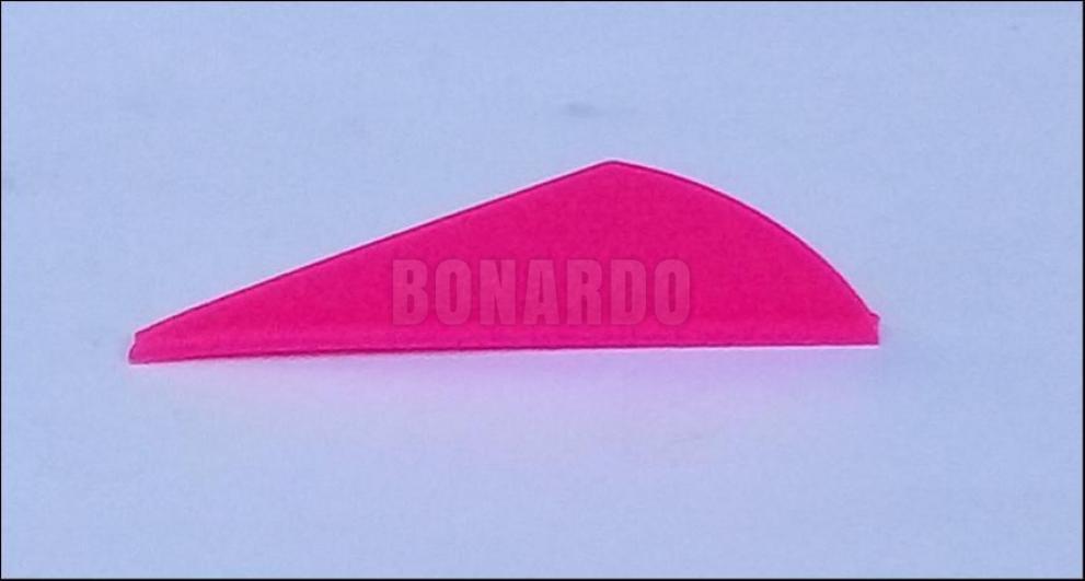 BOHNING ALETTA IN PLASTICA A X2 1.8" HOT PINK