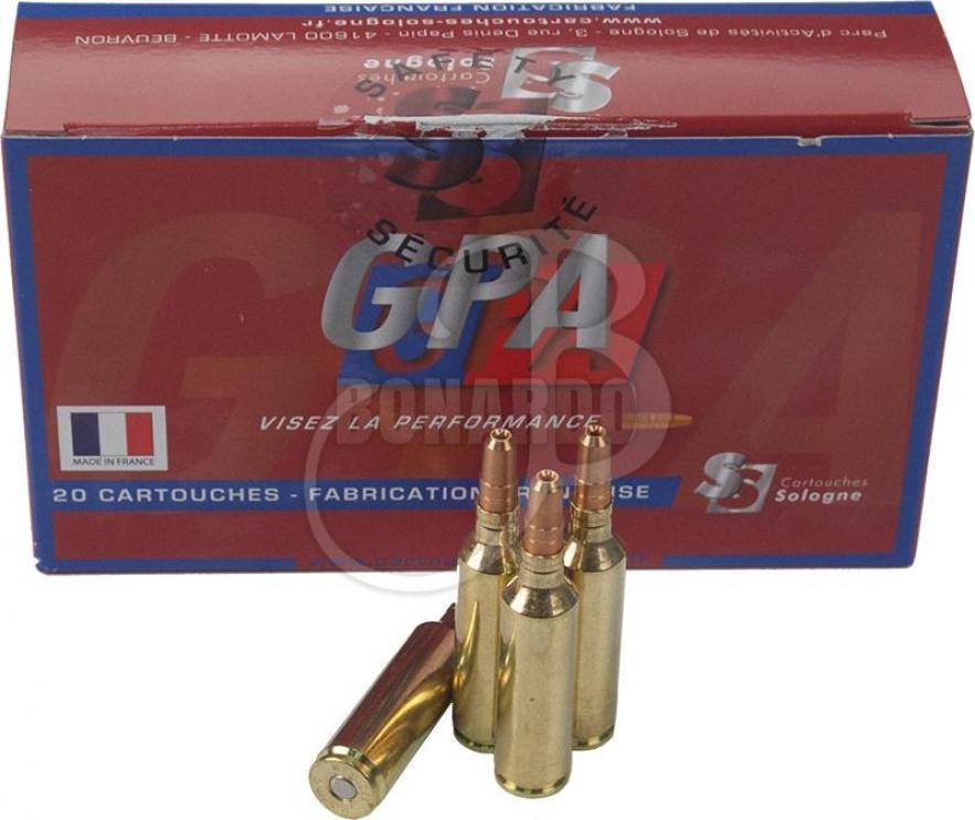 SOLOGNE MUNIZIONI CAL.6X62R FRERES 89GRS GPA