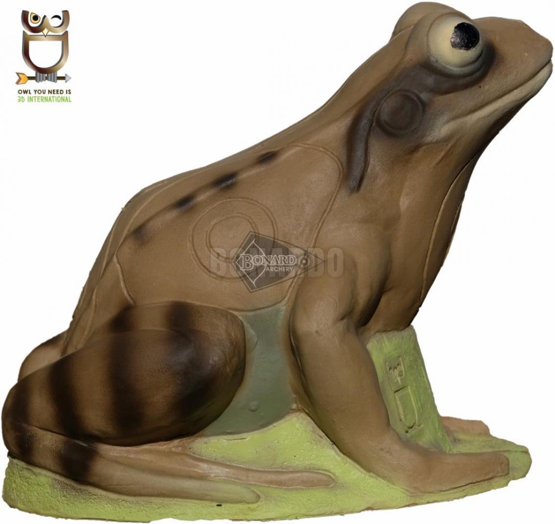 3Di SAGOMA 3D RANA MARRONE