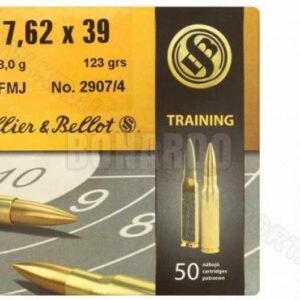 SELLIER & BELLOT CARTUCE CAL.7,62X39 FMJ 123GRS 50PZ