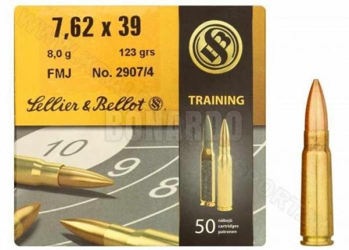 SELLIER & BELLOT CARTUCE CAL.7,62X39 FMJ 123GRS 50PZ