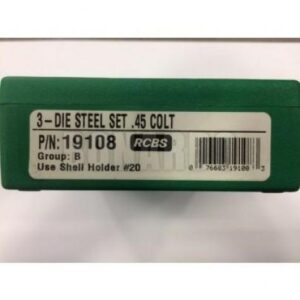 RCBS DIE SET 45 COLT #19108