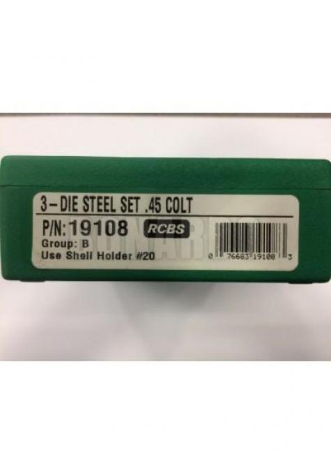 RCBS DIE SET 45 COLT #19108