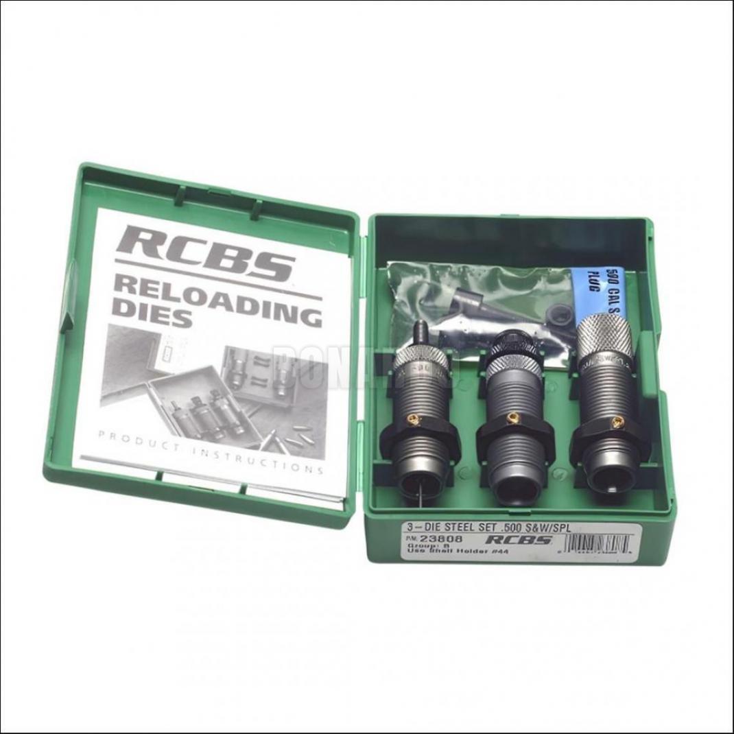 RCBS DIE SET STEEL 500 S&W  #23808