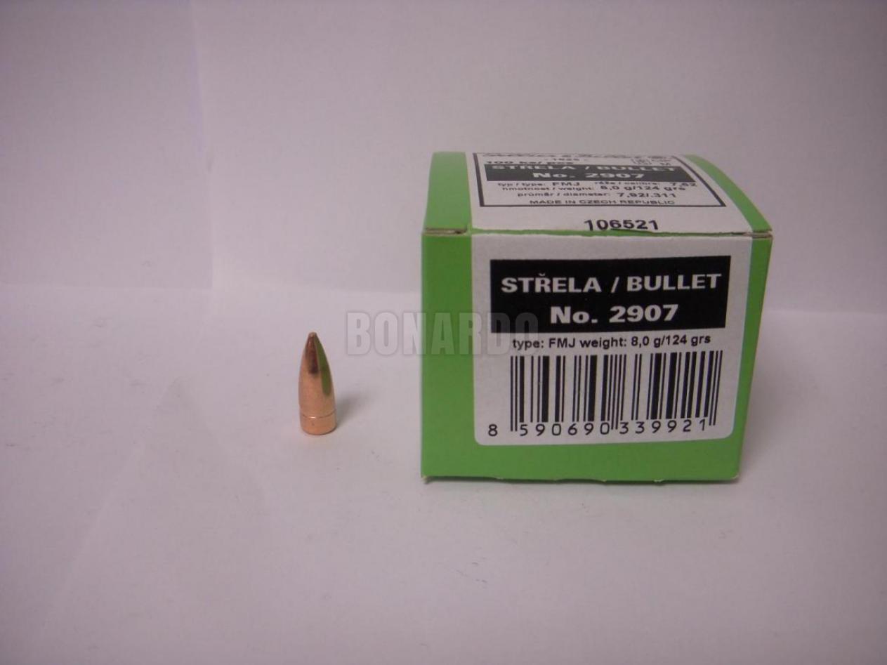 SELLIER & BELLOT PALLE FMJ 7,62 123GRS