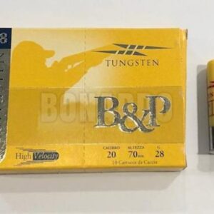 B&P CARTUCCE  CAL.20  TUNGSTENO 28 GR