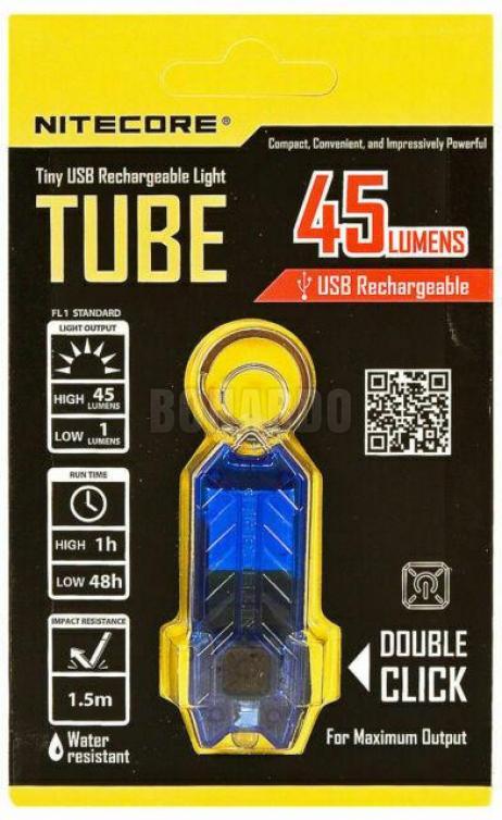 NITECORE TORCIA TUBE 45 LUMENS USB