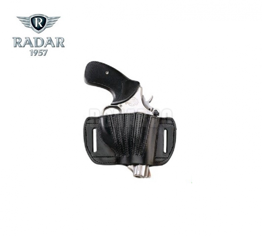 RADAR FONDINA IN CUOIO ELASTICA PER REVOLVER 2" - 6"