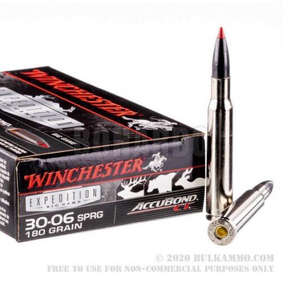 WINCHESTER MUNIZIONI CAL.30-06 ACCUBOND CT 180 GRS