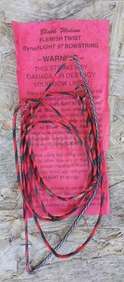 BLACK WIDOW FLAMISH STRING ORIGINAL X LONGBOW  IN D97 64"- 14