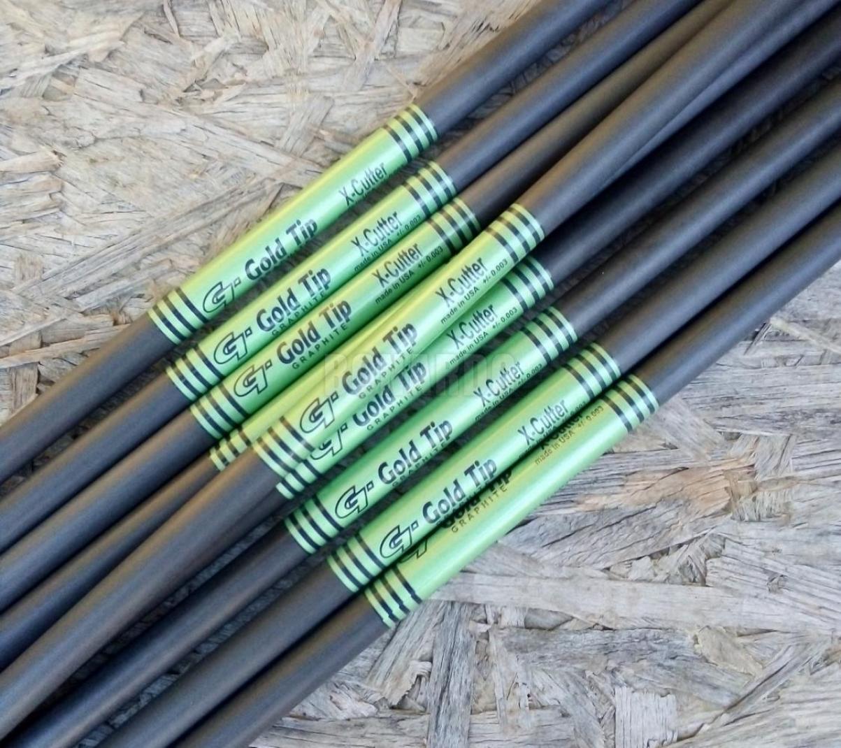 GOLD TIP ASTA IN CARBONIO X-CUTTER GREEN