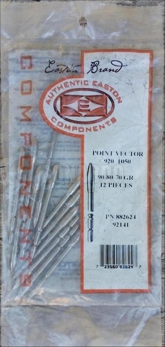 EASTON PUNTA VECTOR 920 - 1050 B.OFF 90-80-70 GR. CONFEZIONE 12 PEZZI