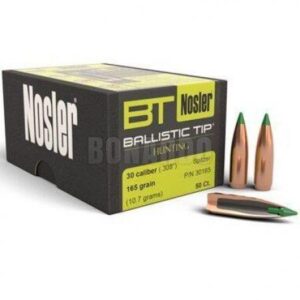 NOSLER PALLA 308" 180 GRS BALLISTIC TIP 30180