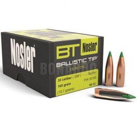 NOSLER PALLA 308" 180 GRS BALLISTIC TIP 30180