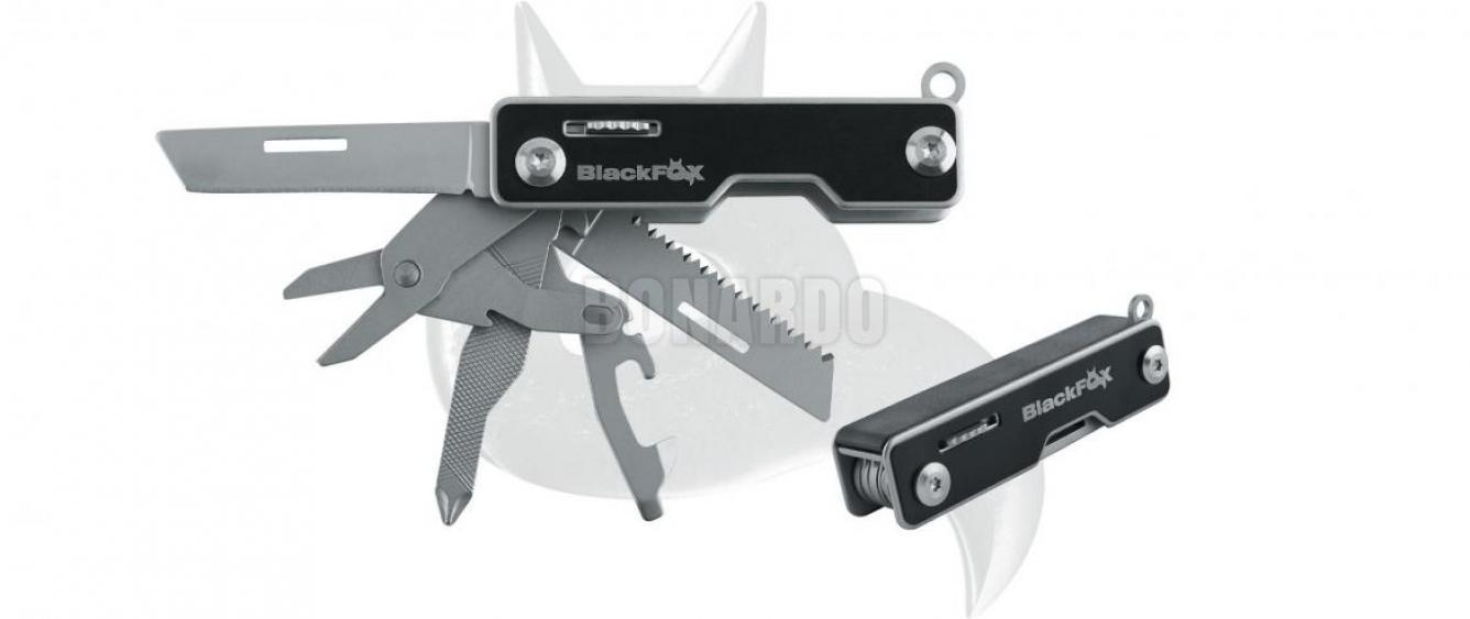 FOX COLTELLO MULTIUSO ALLUMINIUM BLACK BF-205