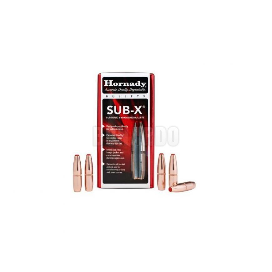 HORNADY PALLA 308" 190gr SUB-X 30730 CONF. 100
