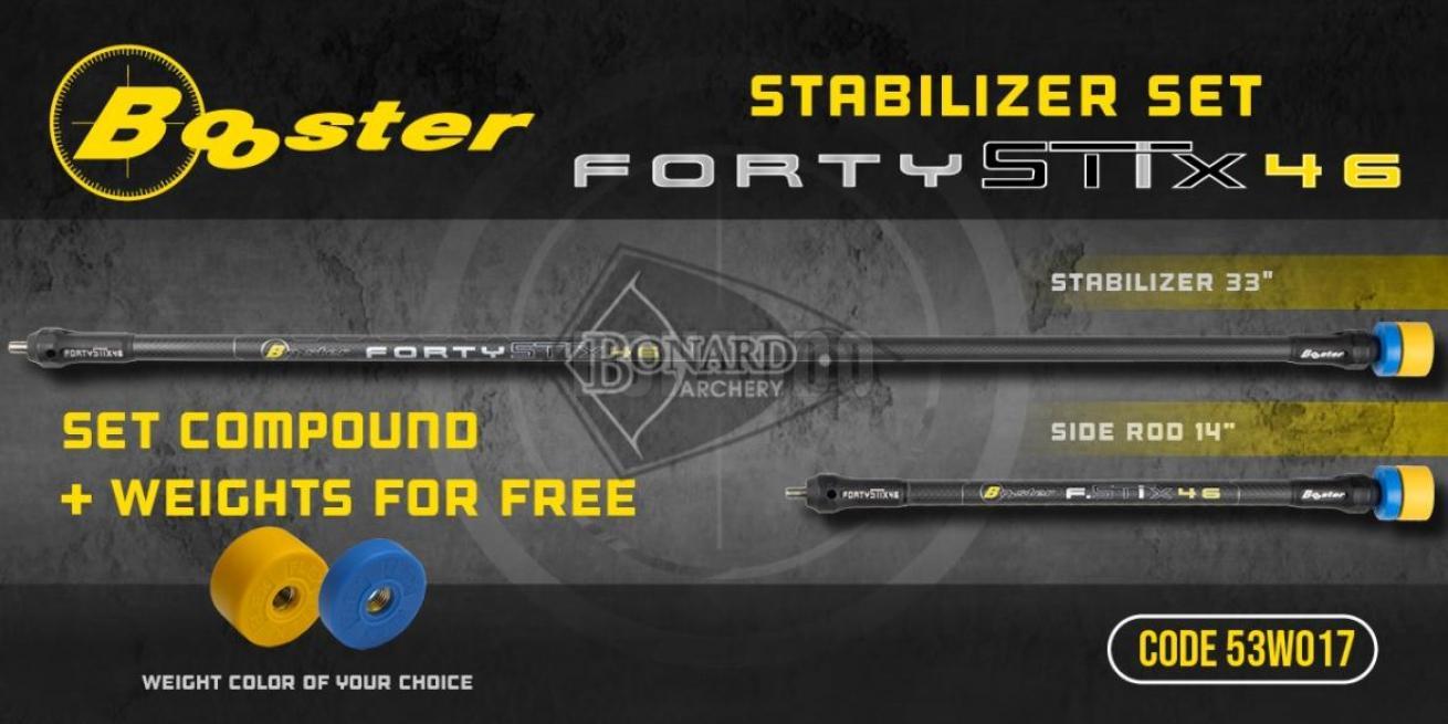BOOSTER SET STABILIZZAZIONE FORTYSTIX + PESI