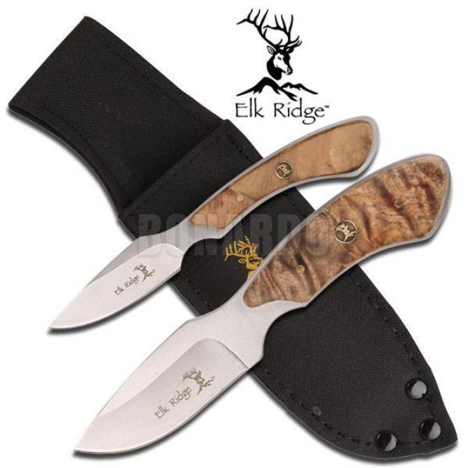 ELK RIDGE SET MAPLE BURL