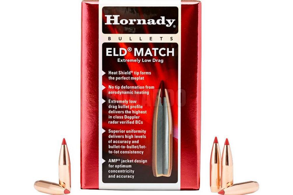 HORNADY PALLA 308" ELD MATCH 208GRS CONF.100