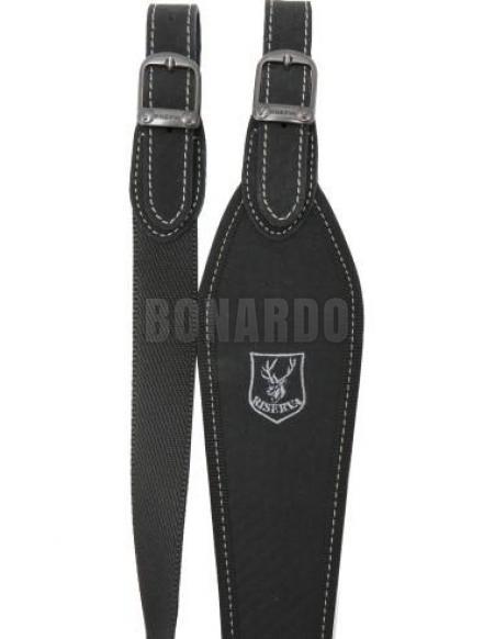RISERVA TRACOLLA CARABINA PELLE CARBONIO E NEOPRENE