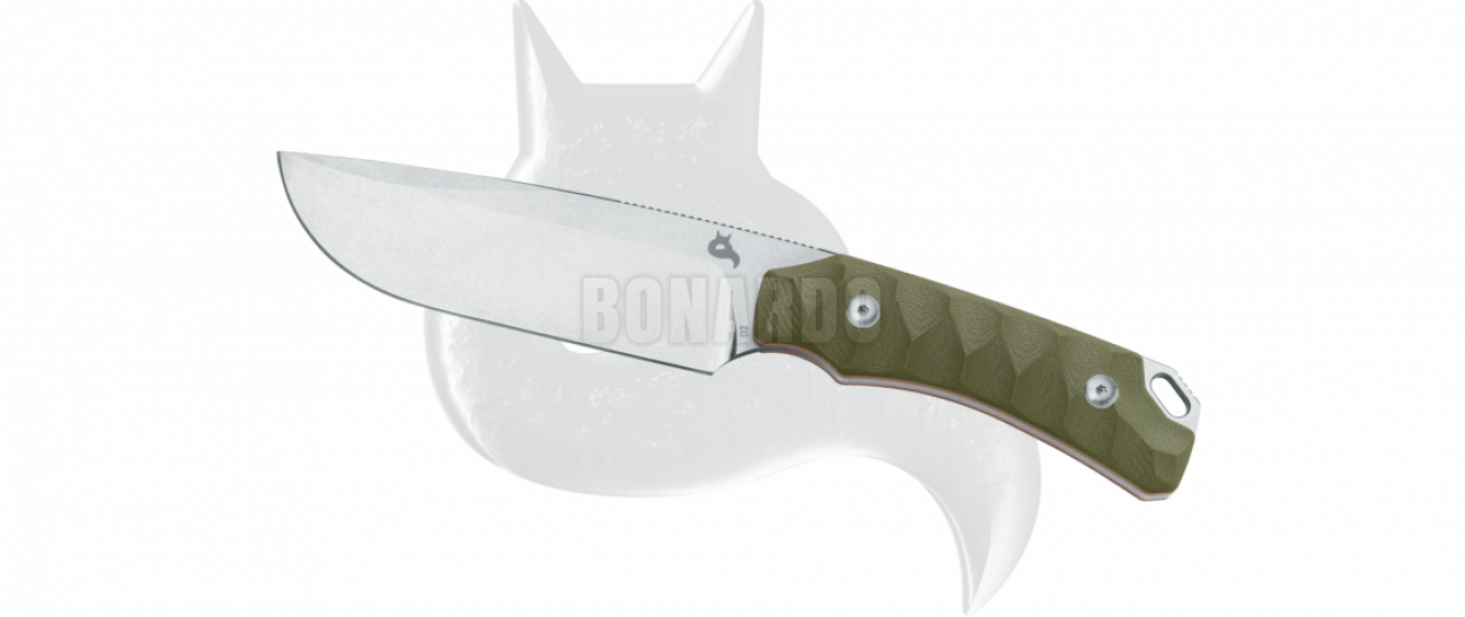FOX COLTELLO LYNX FIXED BF-756 OD STONEWASH OD GREEN