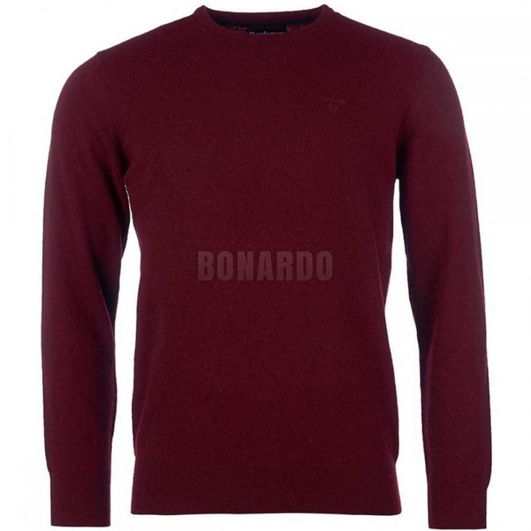 BARBOUR MAGLIA ESSENTIAL LAMBSWOOL RUBY