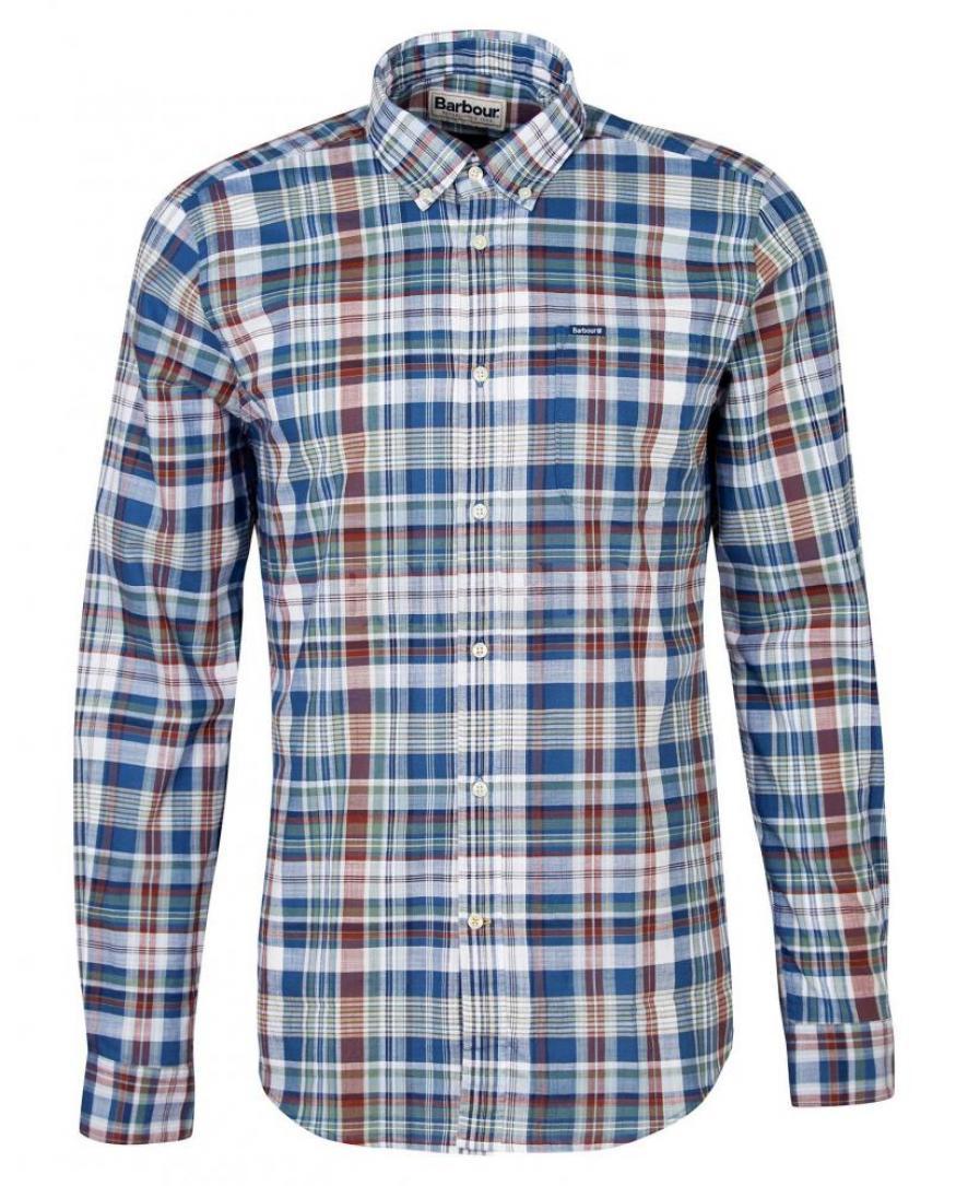 BARBOUR CAMICIA SEACOVE BLUE