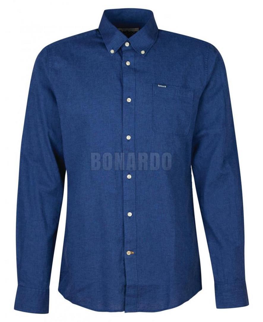 BARBOUR CAMICIA NELSON INDIGO