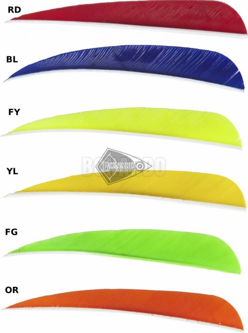 CROSS-X PENNE NATURALI 4" PARABOLA CONFEZIONE 50 PEZZI