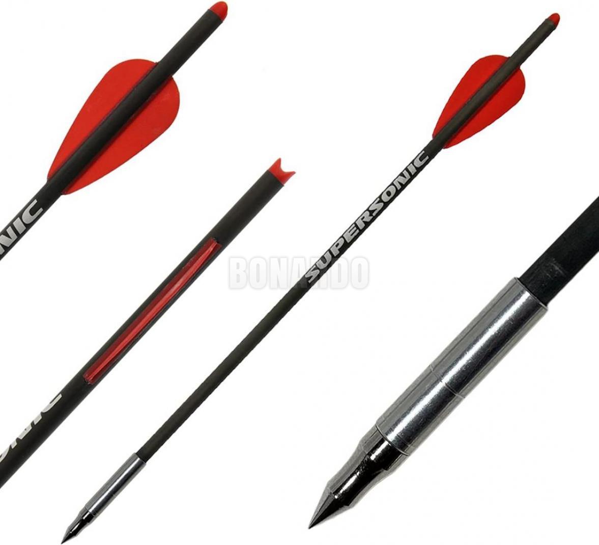 X-BOW FMA DARDO PISTOLA BALESTRA SUPERSONIC PRO  CONF. 10 PEZZI