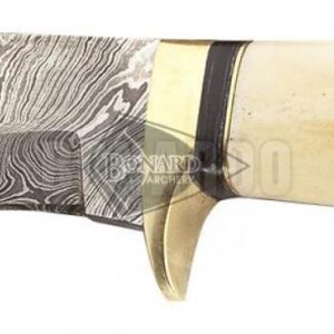 39OUTDOOR COLTELLO DAMASCO HUNTER MANICO IN OSSO