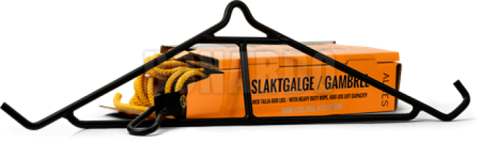 ALCES TELAIO DA MACELLO + CORDA E CARRUCOLA