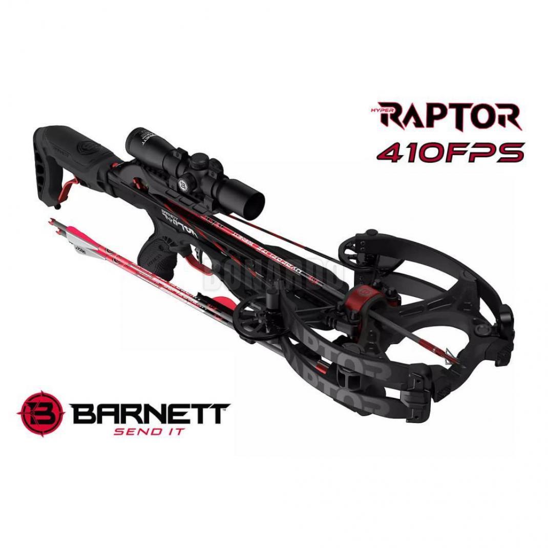 BARNETT BALESTRA HYPER RAPTOR 410 CON ACCESSORI