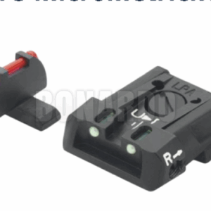 BERETTA TACCA DI MIRA FIBRA OTTICA REGOLABILE PER APX CON FIBRA